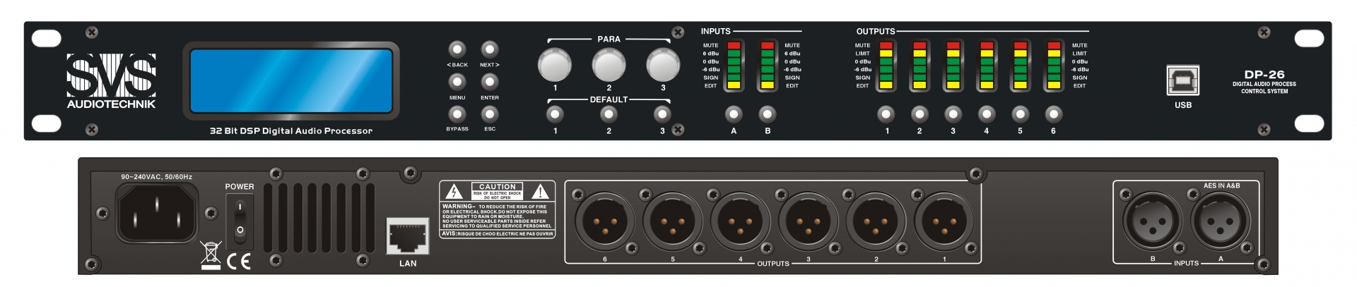SVS Audiotechnik DP-26 Цифровой процессор: 2 входа 6 выходов в Мордовии