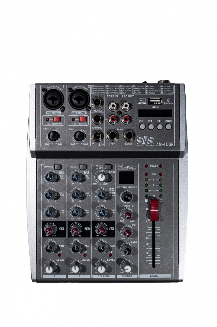SVS Audiotechnik mixers AM-4 DSP Аналоговый микшерный пульт, 4-канала в Мордовии
