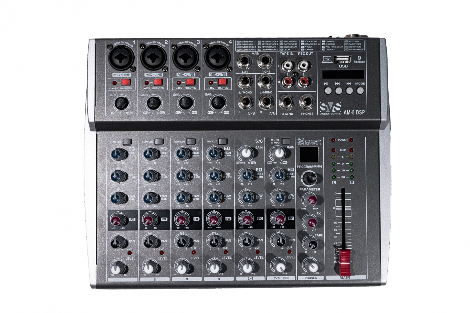 SVS Audiotechnik mixers AM-8 DSP Микшерный пульт аналоговый, 8-канальный в Мордовии